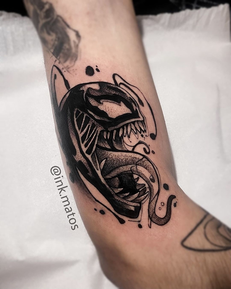 @ink.matos marvel Venom 토이트 by @ink.matos