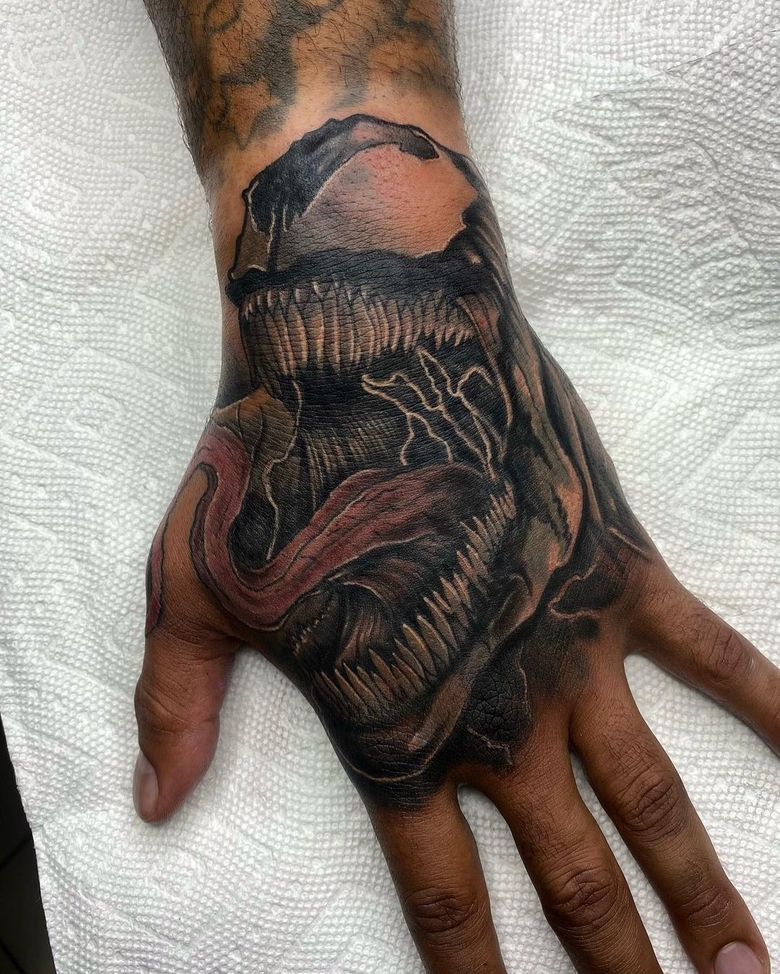 @inkdbypanda marvel Venom 토이트 by @inkdbypanda