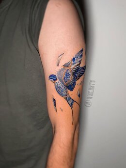 Microrealism tattoo