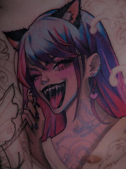 Neotraditional tattoo