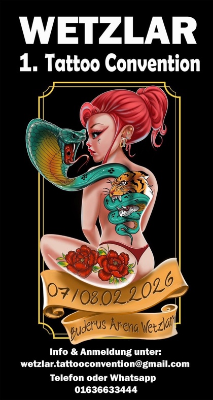 Wetzlar Tattoo Convention | 07 - 08 February 2026
