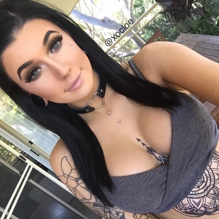 🔥 핫 포토, 모델 포트폴리오  #6366 타투 모델 Cloe Raven