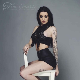 🔥 핫 포토, 모델 포트폴리오  #6378 타투 모델 Cloe Raven