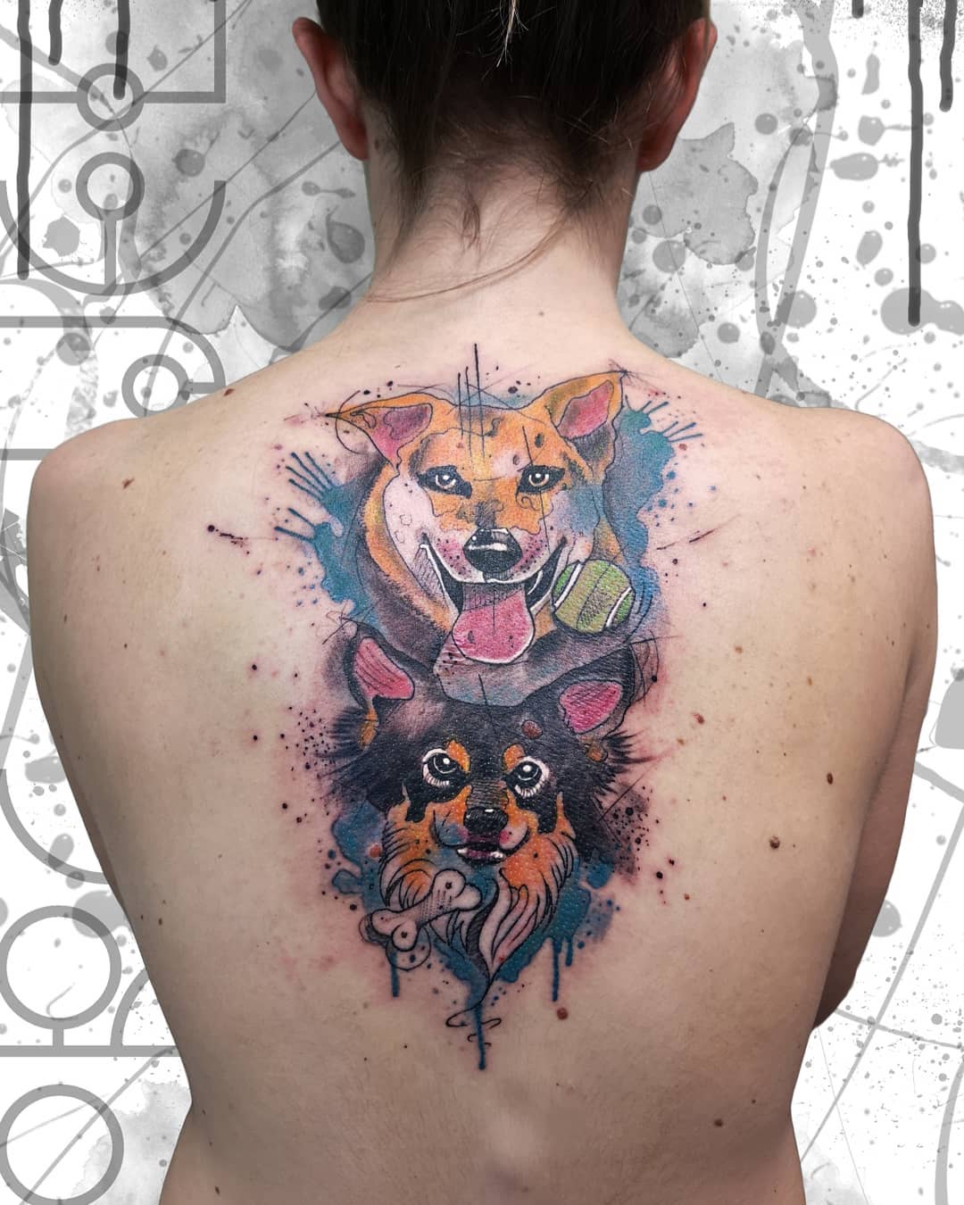 Tattoo artist Alex Prequel, authors style watercolor tattoo | San Benedetto del Tronto, Italy