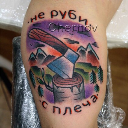 타투 아이디어 #7711 타투이스트 Dmitriy Chernov