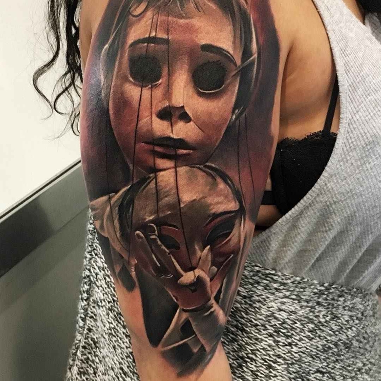 Tattoo 아티스트 Goran Micic 색상 실감나는 타투 | 마케도니아