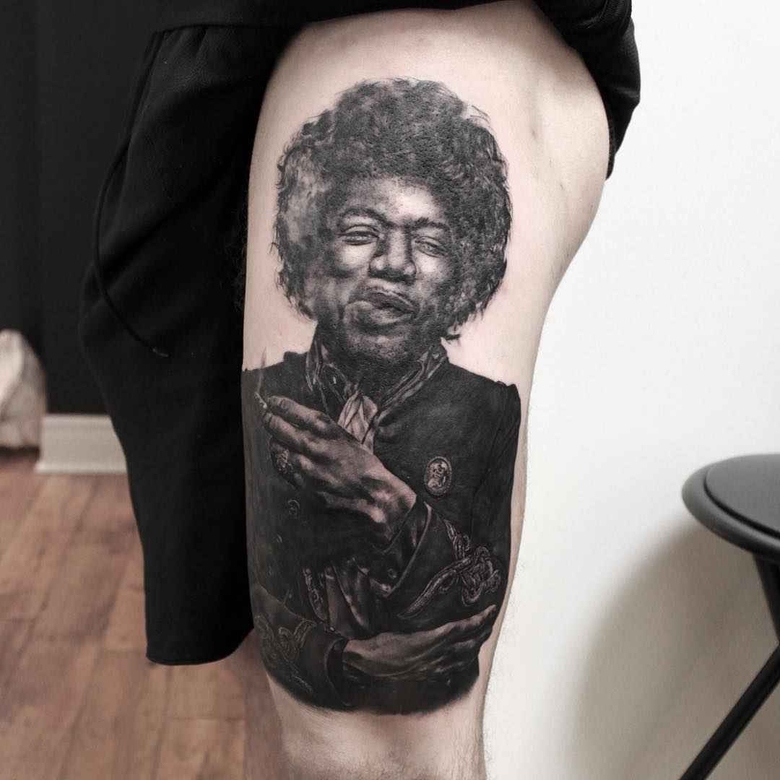 Tattoo 아티스트 앤서니 제인스 색상과 검정 및 흰색 현실감, 초상화 및 동물 | 온타리오, 캐나다