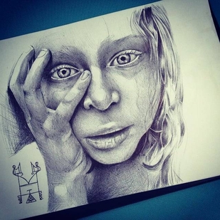 🔥 핫 포토, 모델 포트폴리오  #28022 타투이스트 Evgeniy Volkov