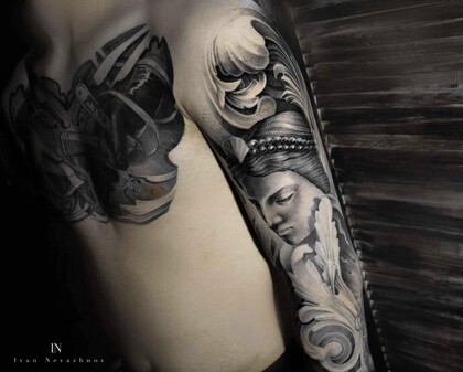 타투 아이디어 #51566 타투이스트 Ivan Nevazhnov