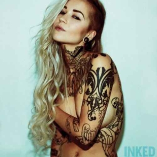 🔥 핫 포토, 모델 포트폴리오  #8647 타투 모델 Sara Fabel