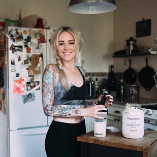 🔥 핫 포토, 모델 포트폴리오  #8771 타투 모델 Alysha Nett