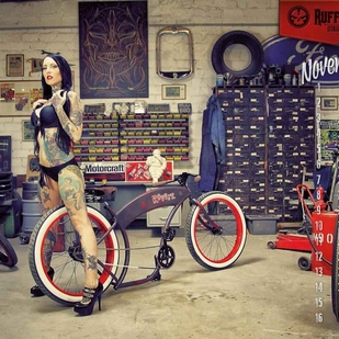 🔥 핫 포토, 모델 포트폴리오  #9410 타투 모델 Makani Terror