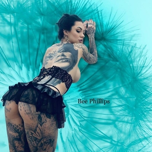 🔥 핫 포토, 모델 포트폴리오  #29170 타투 모델 Bee Phillips