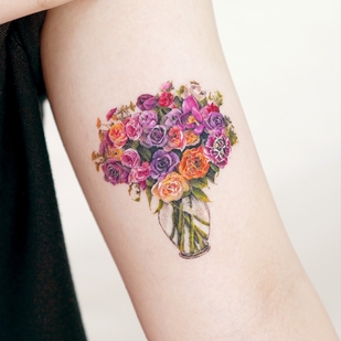 🔥 핫 포토, 모델 포트폴리오  #53424 타투이스트 Tilda Tattoo