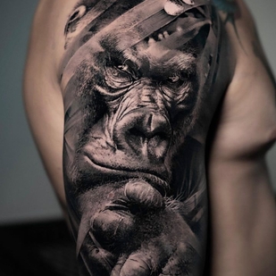 🔥 핫 포토, 모델 포트폴리오  #65082 타투이스트 Stevo Tattoo