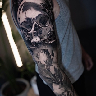 🔥 핫 포토, 모델 포트폴리오  #65085 타투이스트 Stevo Tattoo