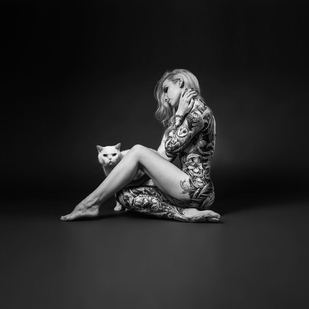 🔥 핫 포토, 모델 포트폴리오  #35798 타투 모델 Lisa Kroiss