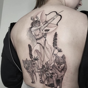 🔥 핫 포토, 모델 포트폴리오  #67018 타투이스트 foxxywallacetattoo