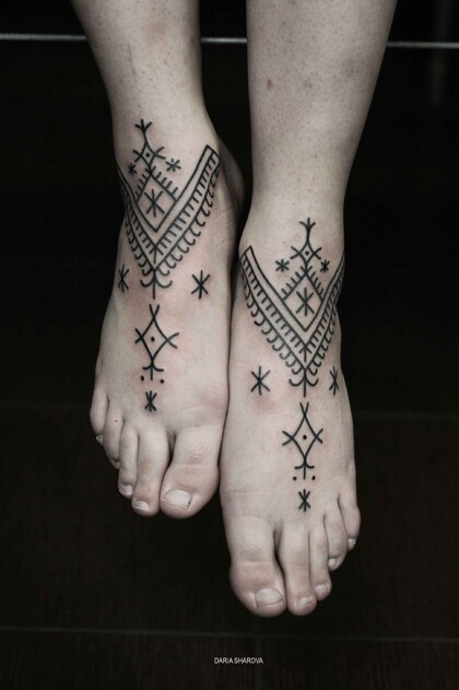 타투 아이디어 #10935 타투이스트 Daria Sharova