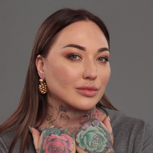 🔥 핫 포토, 모델 포트폴리오  #36152 타투 모델 Yaroslava Naumenko