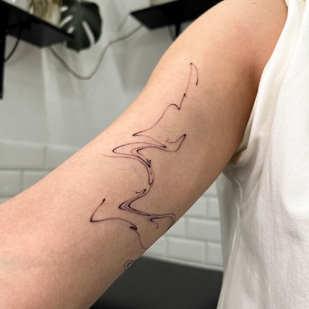 🔥 핫 포토, 모델 포트폴리오  #70150 타투이스트 Ginger Lines / Anna