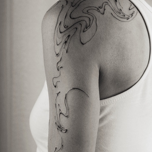 🔥 핫 포토, 모델 포트폴리오  #70169 타투이스트 Ginger Lines / Anna