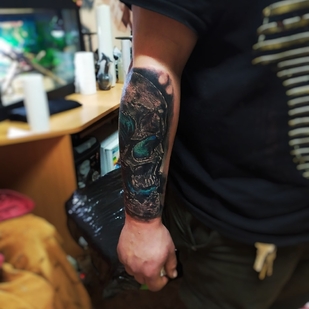 🔥 핫 포토, 모델 포트폴리오  #71209 타투이스트 Maxim Dyachenko MaximDtattoo studio