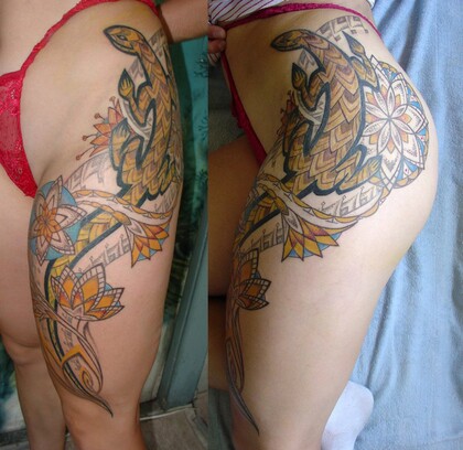 타투 아이디어 #72435 타투이스트 Aleksandr Kolcov