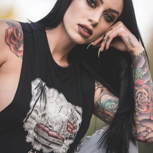 🔥 핫 포토, 모델 포트폴리오  #23415 타투 모델 Brianna Hull