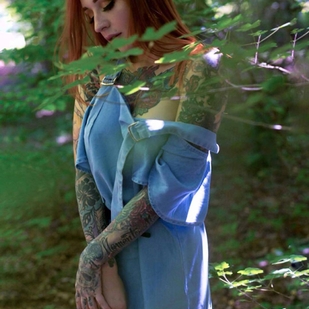 🔥 핫 포토, 모델 포트폴리오  #24072 타투 모델 Yana Sinner