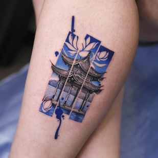 🔥 핫 포토, 모델 포트폴리오  #72995 타투이스트 Tatuaggi di porcellana