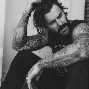 🔥 핫 포토, 모델 포트폴리오  #32366 타투 모델 Levi Stocke