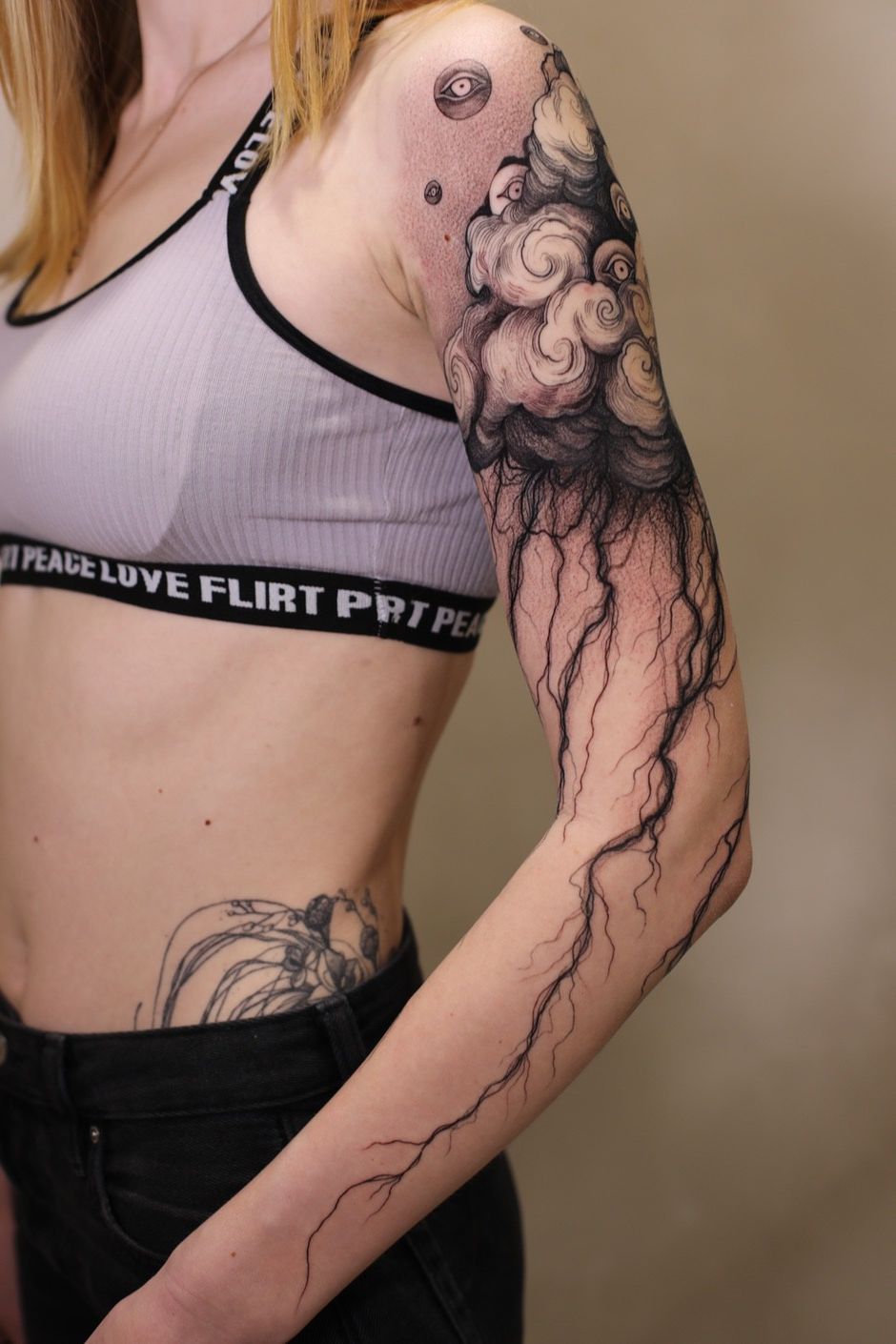 Tattoo artist Konstantin Strokin, blackwork graphics tattoo | Moscow, Russia