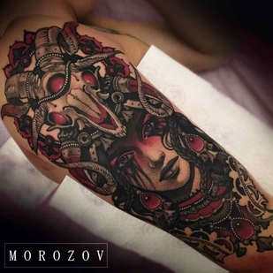 🔥 핫 포토, 모델 포트폴리오  #13921 타투이스트 Vitaliy Morozov