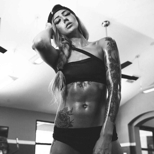 🔥 핫 포토, 모델 포트폴리오  #14986 타투 모델 Allison Green