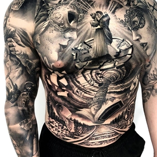 🔥 핫 포토, 모델 포트폴리오  #26549 타투이스트 Matias Noble