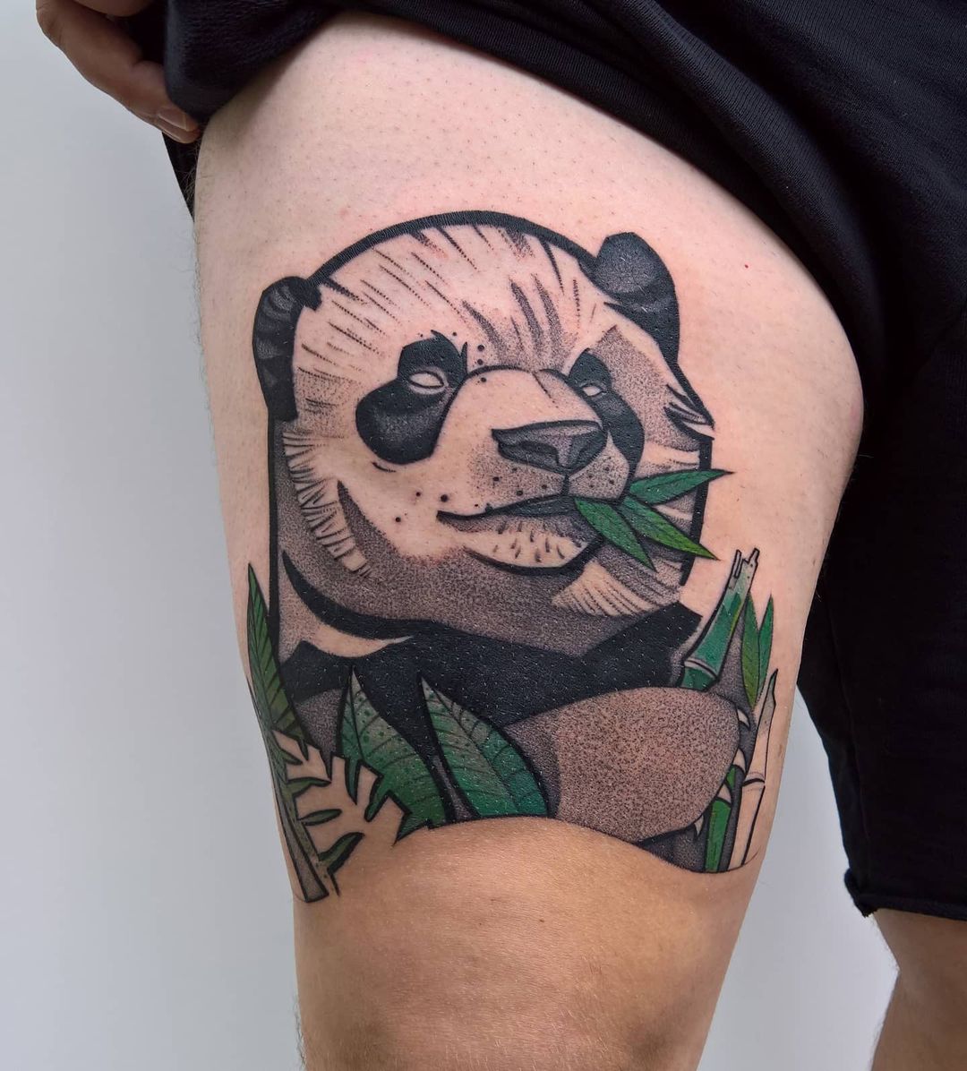 Color tattoo by Krzysztof Futro