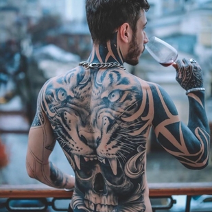 🔥 핫 포토, 모델 포트폴리오  #60795 타투이스트 Andrey Andryuhinskiy 