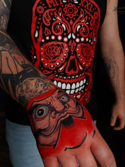 타투 아이디어 #76501 타투이스트 Kseniya Zhavoronkova