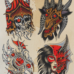 🔥 핫 포토, 모델 포트폴리오  #77078 타투이스트 Juan Pablo Badilla