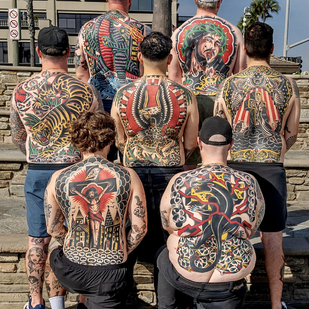 🔥 핫 포토, 모델 포트폴리오  #90318 타투이스트 Francesco Ferrara