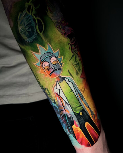 타투 아이디어 #85820 타투이스트 Dmitriy Nazarov