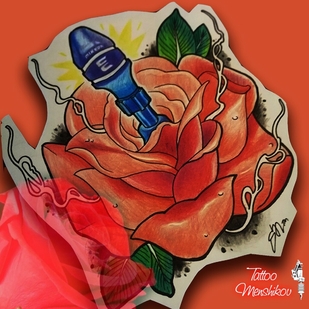 🔥 핫 포토, 모델 포트폴리오  #91929 타투이스트 Vyacheslav Menschikov