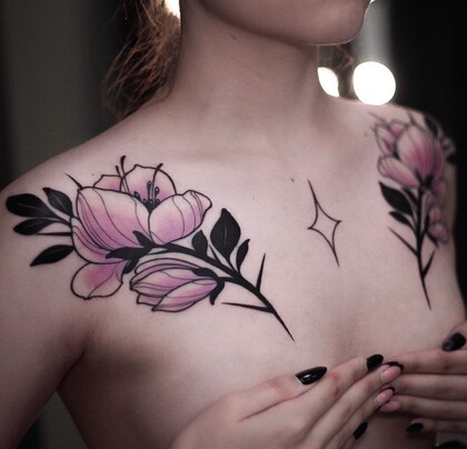 타투 아이디어 #100549 타투이스트 Yavorskaya Anastasiya