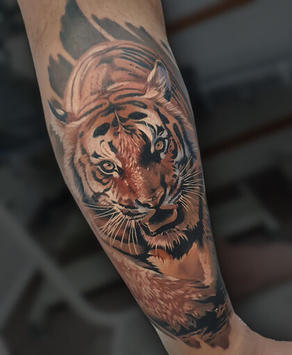 타투 아이디어 #97789 타투이스트 Aleksandr Sigal Romashev