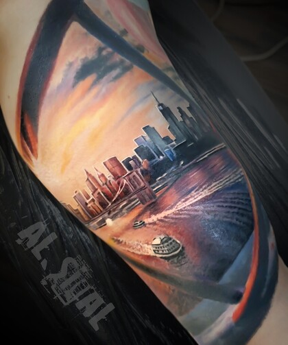 타투 아이디어 #97828 타투이스트 Aleksandr Sigal Romashev