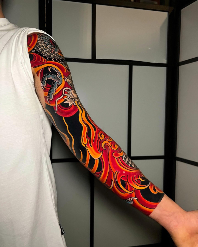 Tattoo artist Michael Rasetti