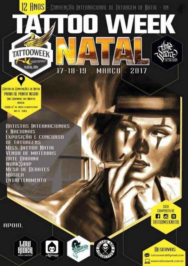 12 Anos Tattoo Week Natal