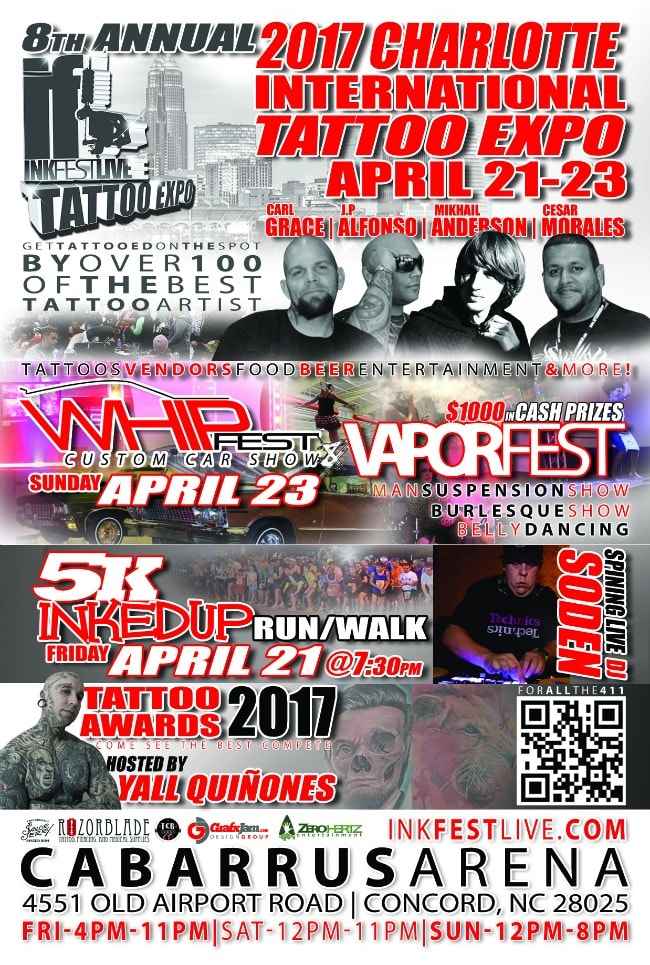 InkFest Live Tattoo Expo Charlotte