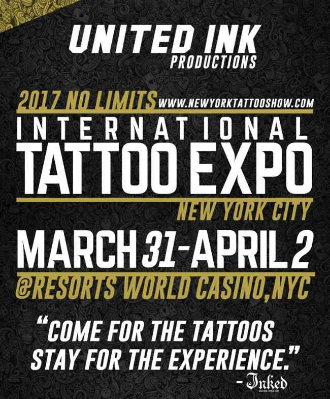Festival-goer Mila Creme, tattoo detail, attends the United Ink 